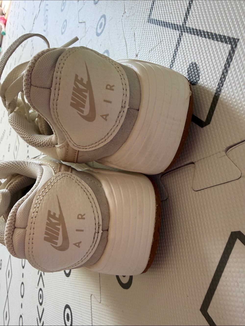 Nike Women’s Air Max 1 in Cream Pink Swoosh SC 'Sail Sanddrift 7 - Picture 5 of 14